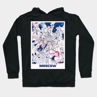 Moscow - Russia MilkTea City Map Hoodie